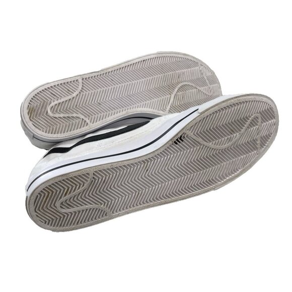 Nike Court Legacy Canvas Shoes Womens Size 9 White Black Athletic Sneakers Low - Picture 7 of 9